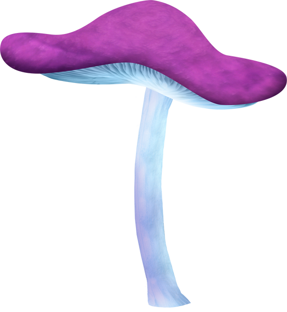 Purple Mushroom Icon